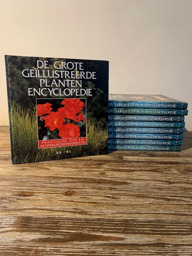 De Grote Geïllustreerde Planten Encyclopedie - 9 Delen, Ophalen of Verzenden, Zo goed als nieuw, Bloemen en Planten, Complete serie