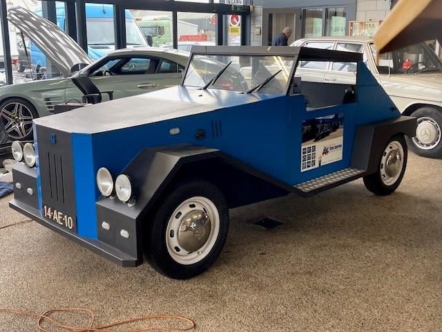 zelfbouw auto op VW kever chassis, Bedrijf, Grijs, 2 stoelen, Voorwielaandrijving