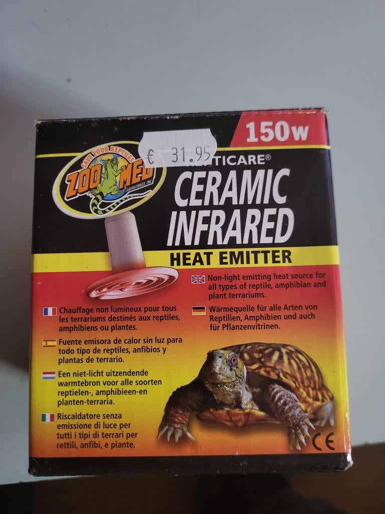 Infrarood warmtelamp, Ophalen of Verzenden, Zo goed als nieuw, Verlichting
