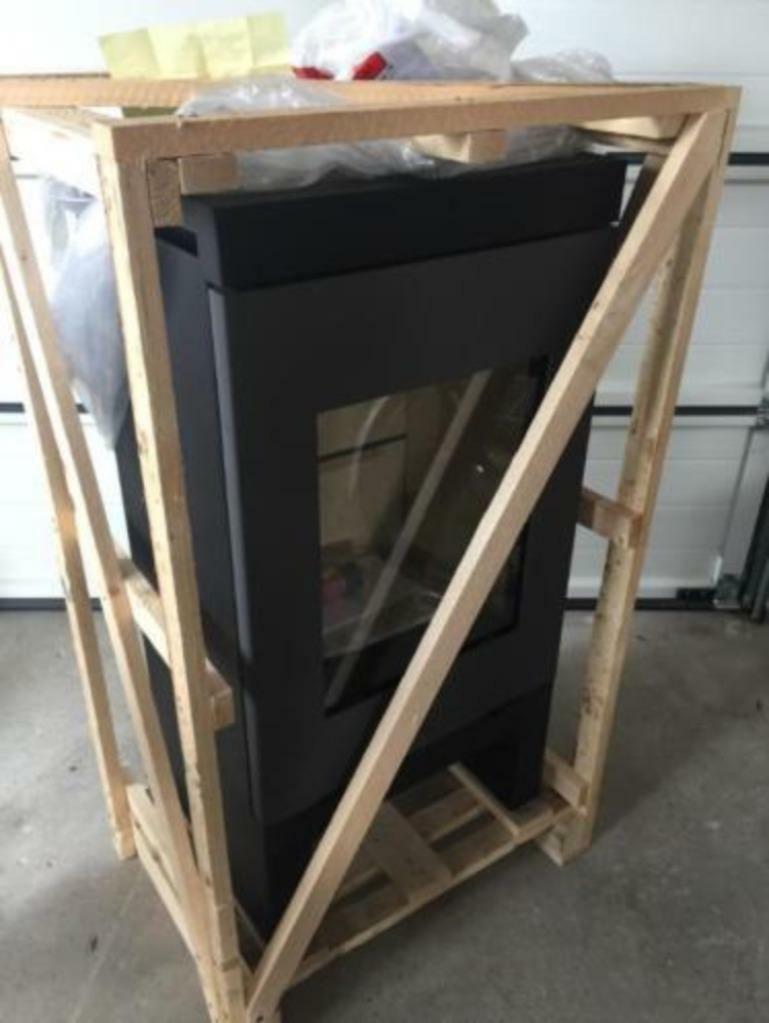 !!!! FAILLISEMENTSPARTIJ Faber Oskar houtkachel 8 kw !!, Nieuw, Hout, Vrijstaand
