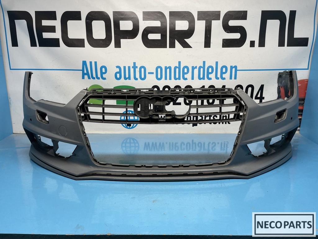 AUDI A7 4G 4G8 FACELIFT S LINE BUMPER VOORBUMPER ORIGINEEL, Auto-onderdelen, Ophalen of Verzenden, Gebruikt, Audi, Spatbord