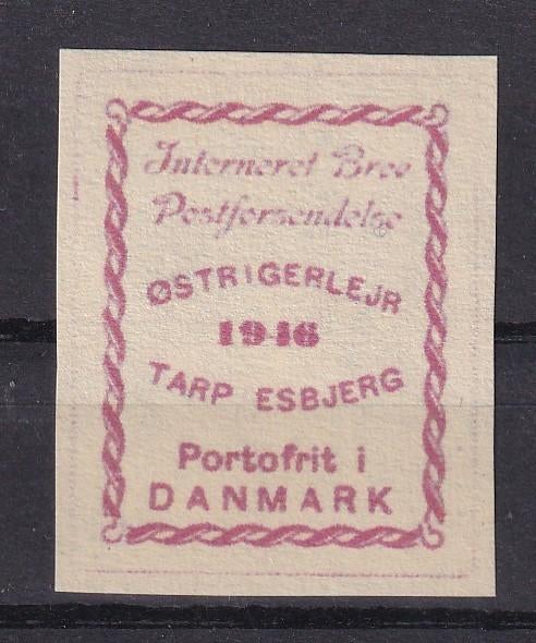 B17) 1946 WO2 Kamp Tarp / Esbjerg ausgabe, Ophalen of Verzenden, Denemarken, Postfris
