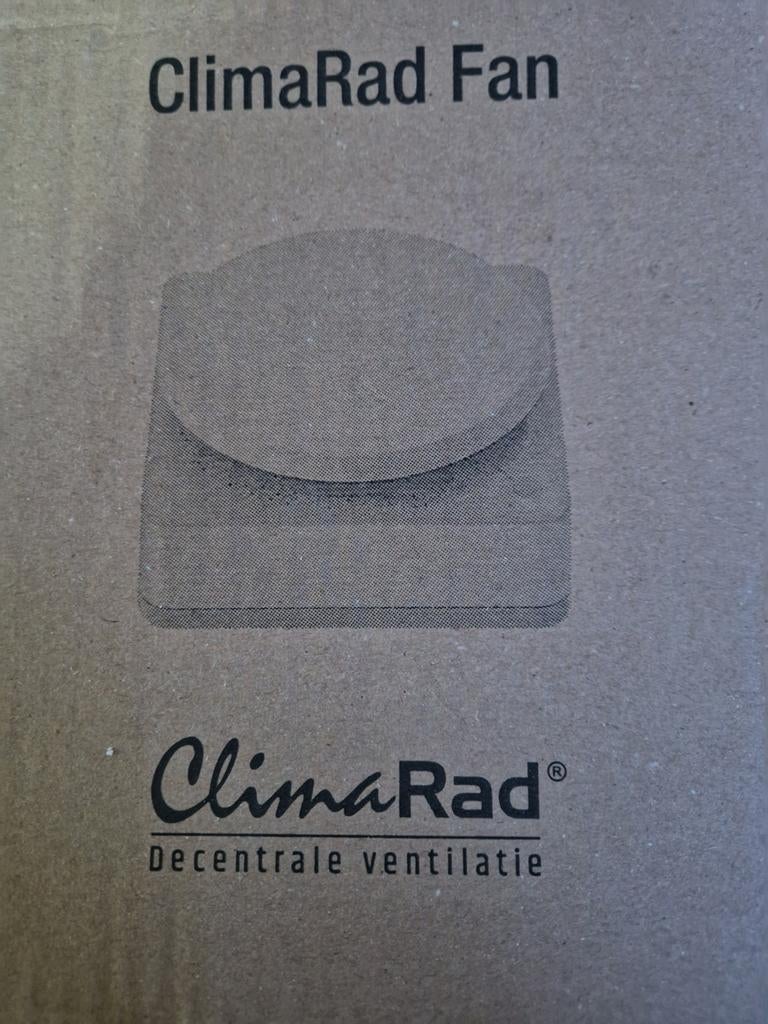 ClimaRad Ventilator - Nieuw in doos!, Doe-het-zelf en Verbouw, Ventilatie en Afzuiging, Ophalen of Verzenden, Nieuw, Ventilator