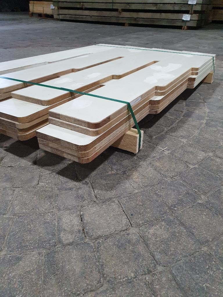 pak 238 B-keus meranit gegrond gelamineerd gevingerlast, Ophalen, Planken, Nieuw, Hardhout