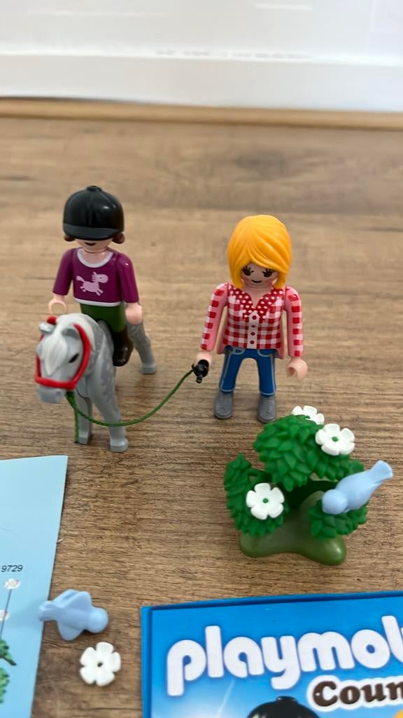 Playmobil 6950 Ponyrijden met begeleider, Ophalen of Verzenden, Zo goed als nieuw, Complete set