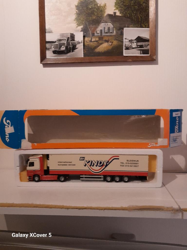 Mercedes Actros Tekno 1,50, Hobby en Vrije tijd, Modelauto's | 1:50, Ophalen of Verzenden, Nieuw, Bus of Vrachtwagen, Tekno