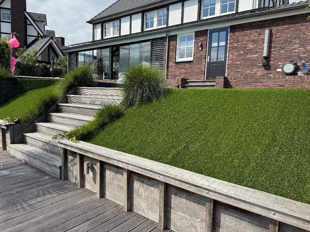 Kunstgras 25 t/m 45mm vanaf €8,95 m² Gratis Sample, Ophalen, Nieuw, 20 m² of meer, Kunstgras
