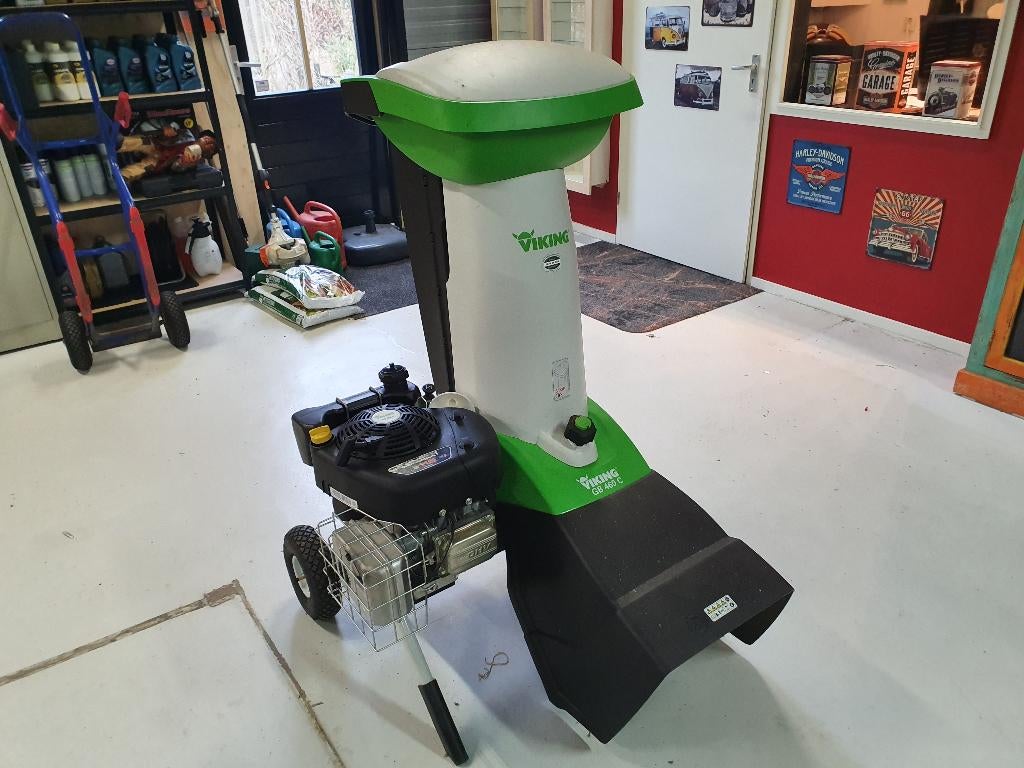 Hakselaar Prof Viking 1 x gebruikt, Tuin en Terras, Hakselaars, Zo goed als nieuw, Benzine, Ophalen