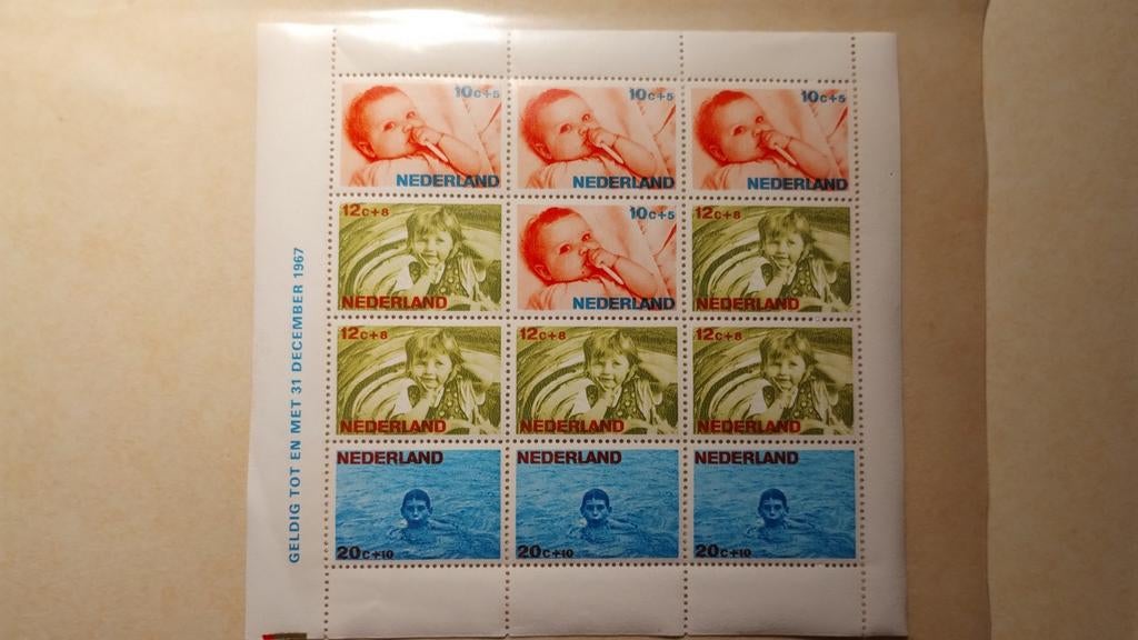 Nederlandse Postzegels kinderzegels, Ophalen of Verzenden, Na 1940, Gestempeld
