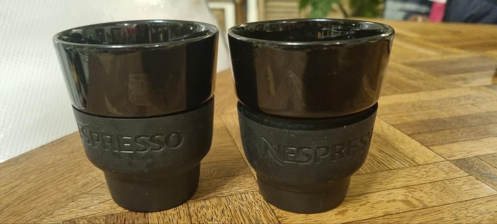 Nespresso Touch kopjes - Set van 2, Ophalen of Verzenden, Zo goed als nieuw, Overige stijlen, Kop(pen) en/of Schotel(s)