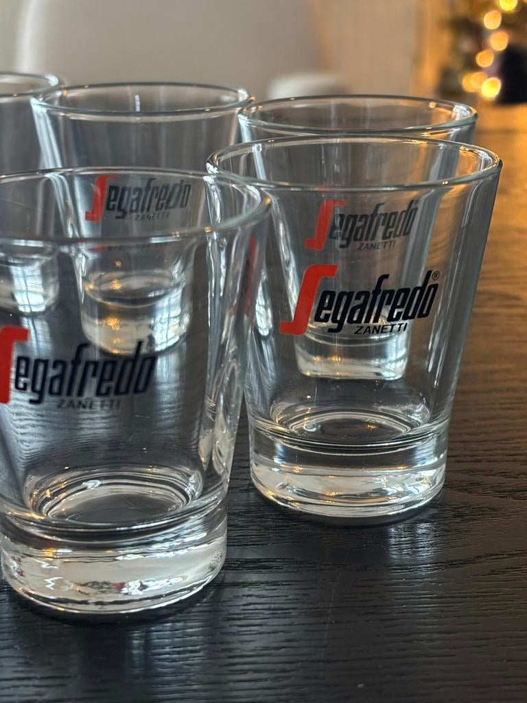 Segafredo Zanetti Espresso Glazen - 24 stuks, Glas of Glazen, Verzenden, Nieuw, Glas