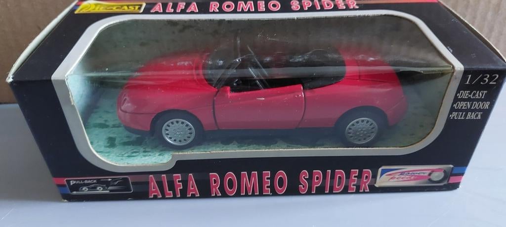 Alfa Romeo Spider Diecast Modelauto 1/32, Ophalen of Verzenden, Zo goed als nieuw, Auto, Overige merken
