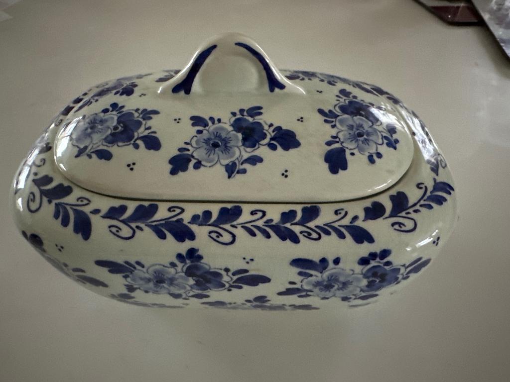 Bonbon box delfts blauw, Ophalen of Verzenden