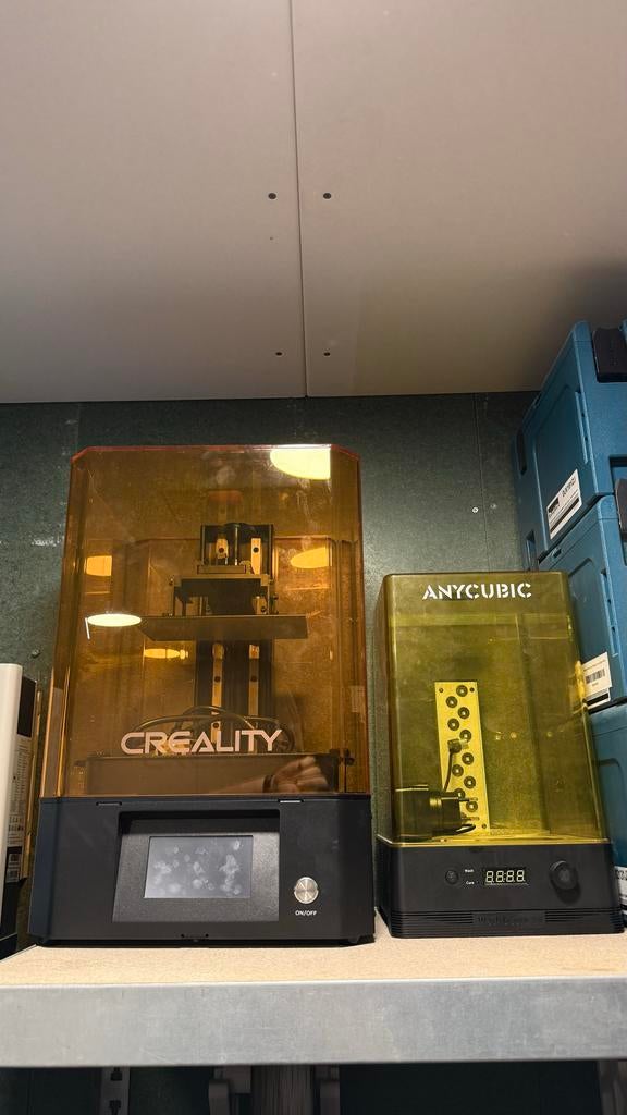 Creality LD-006 Resin & Anycubic Wash Cure + 5 Resin flessen, Ophalen, Printer, Kleur printen, Zo goed als nieuw
