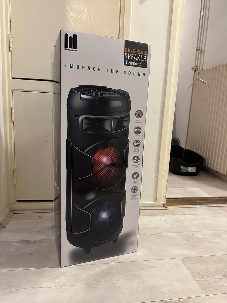 Roseland Big Boomer Speaker - Nieuw in doos, Audio, Tv en Foto, Luidsprekers, Overige merken, Overige typen, Nieuw, Ophalen of Verzenden