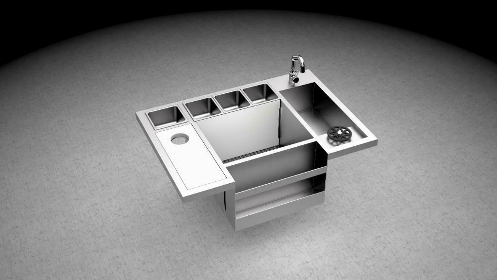 Cocktail station bar  systeem diverse modellen, Ophalen, Nieuw in verpakking, Barinrichting