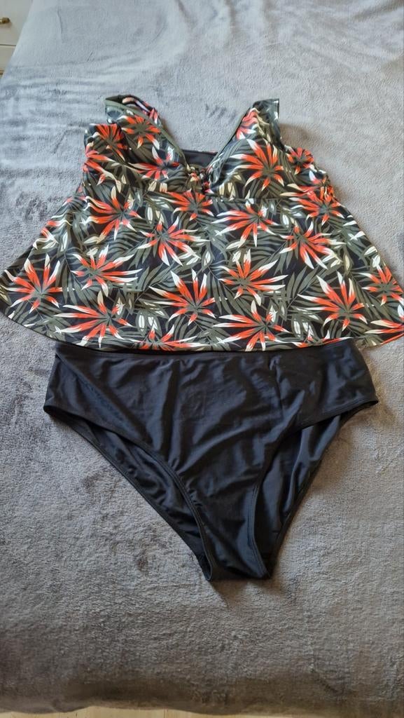 Nieuwe Tankini maat 50, Kleding | Dames, Grote Maten, Janina, Ophalen of Verzenden, Nieuw, Zwart