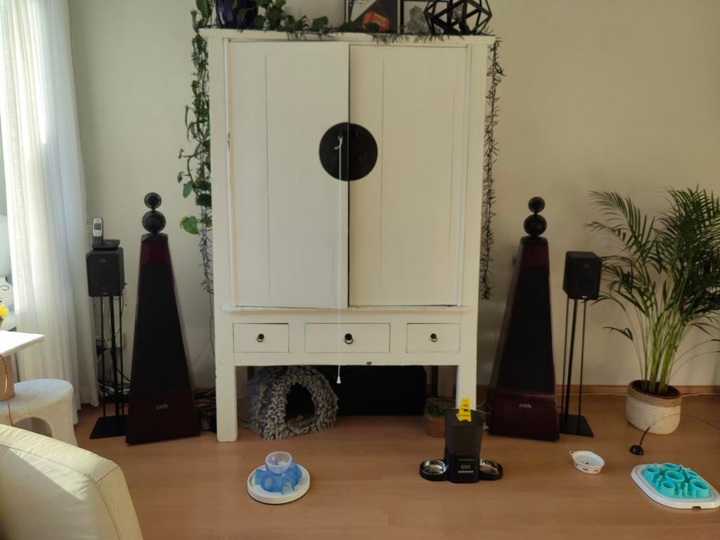 Magnat Magnasphere Ultra luidsprekers LET OP: AANPASSING !!!, Audio, Tv en Foto, Luidsprekers, Ophalen, Gebruikt, Magnat, 120 watt of meer