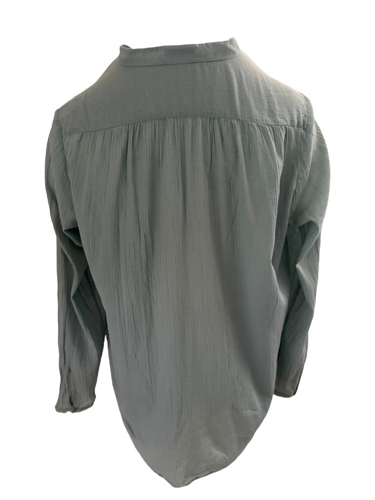 Closed blouse XL, Blauw, Maat 46/48 (XL) of groter, Ophalen of Verzenden, Zo goed als nieuw