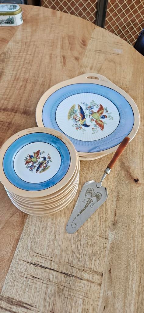 Hohenberg bavaria  gebaksstel compleet en onbeschadigd, Antiek en Kunst, Antiek | Servies compleet, Ophalen of Verzenden