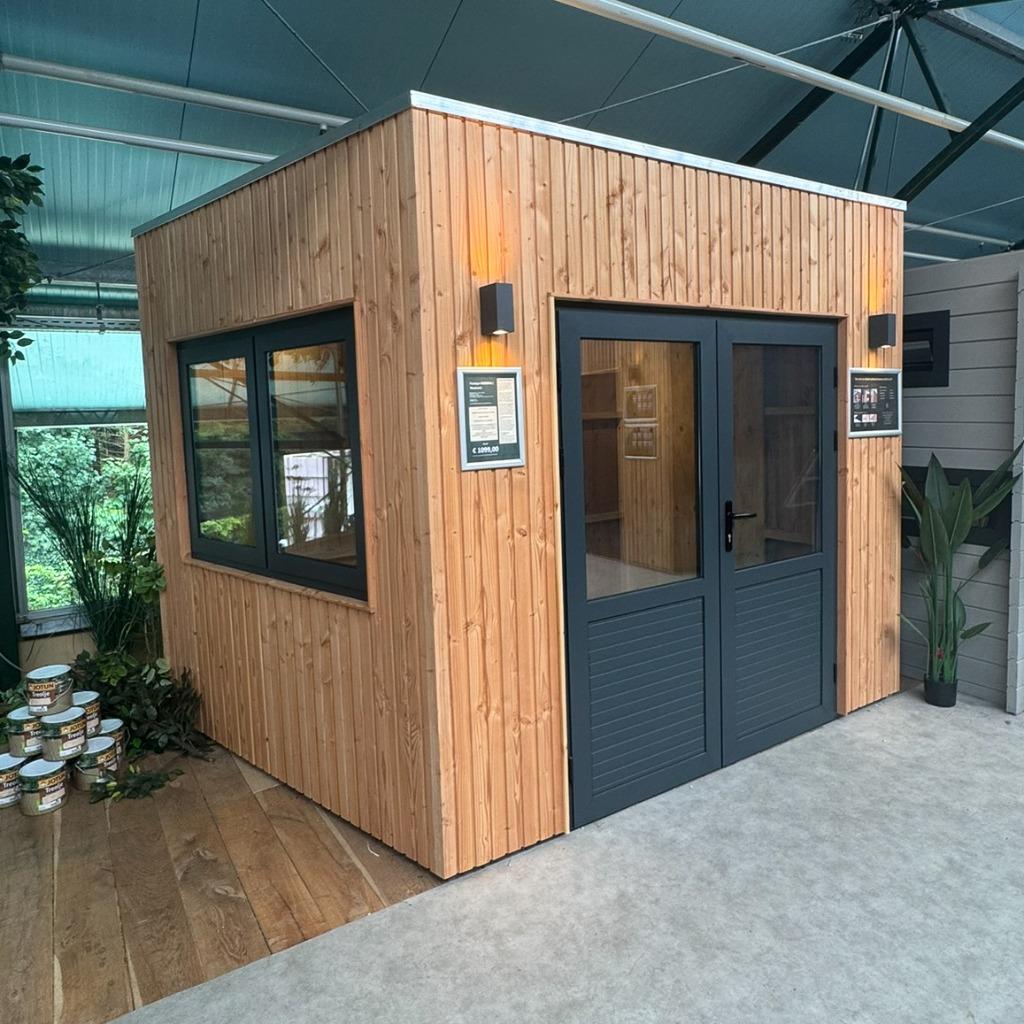 Showmodel Tuinhuis Roemra | Maatwerk - OP = OP, Tuin en Terras, Tuinhuizen, Zo goed als nieuw, Tuinhuis, Hout, 250 tot 500 cm