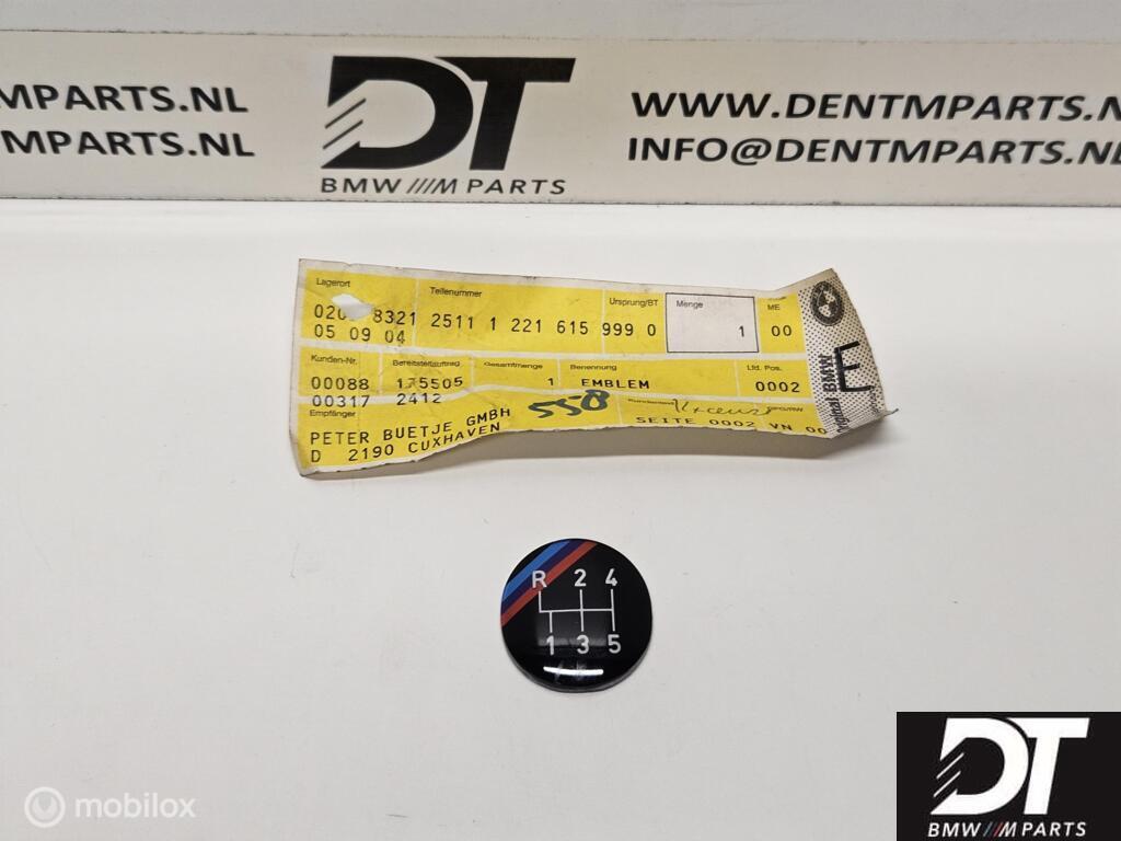 Emblem adhered M TECHNIC - DOGLEG - BMW 25111221615, Auto-onderdelen, Nieuw, Ophalen of Verzenden