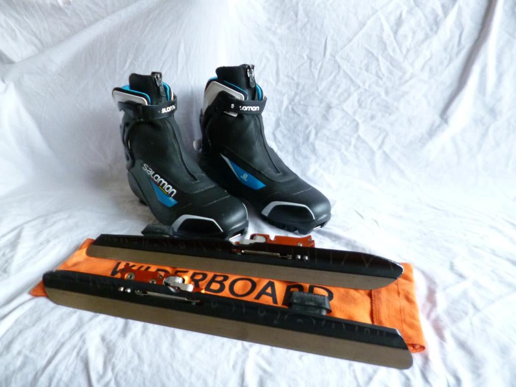 Salomon / M&M Wiperboard. (44), Sport en Fitness, Schaatsen, Overige merken, Klapschaats, Gebruikt, Ophalen of Verzenden