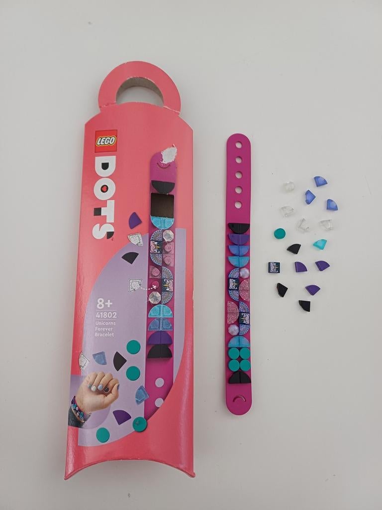 Lego dots 41802 armband eenhoorn, Ophalen of Verzenden, Zo goed als nieuw