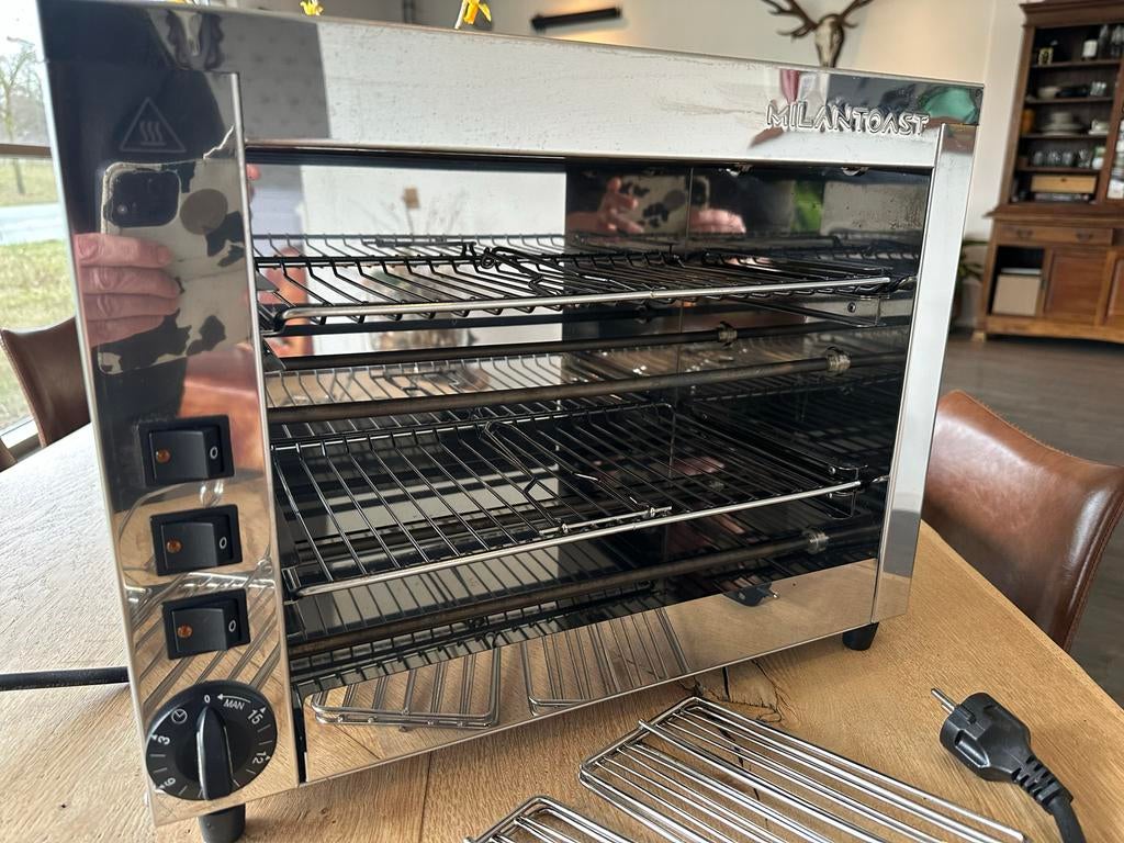 Milantoast Tosti Apparaat - Zo Goed Als Nieuw!, Ophalen, Zo goed als nieuw