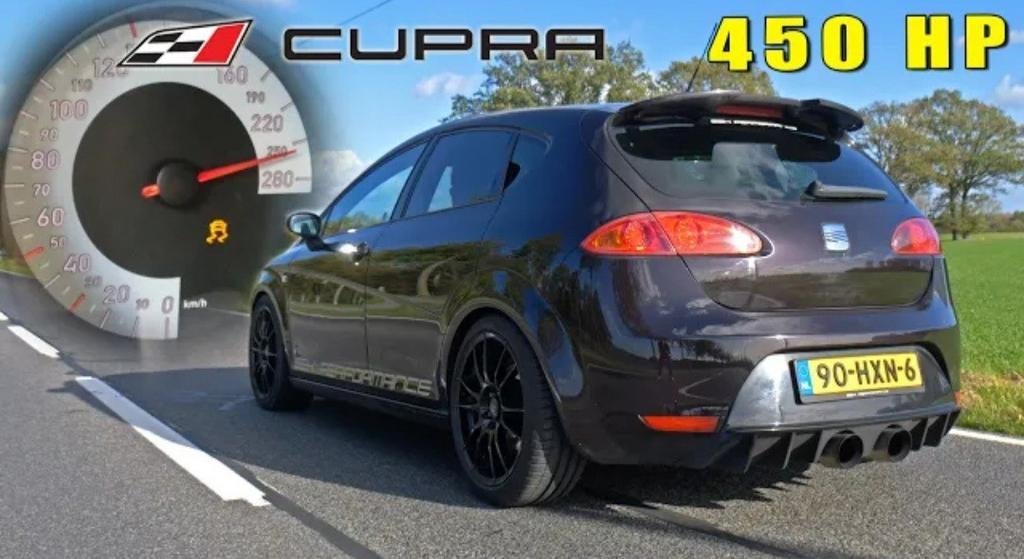 Seat Leon Cupra 1P – DSG omgebouwd – Hybride K04 setup, Auto's, Automaat, Leon, Particulier, 400 pk