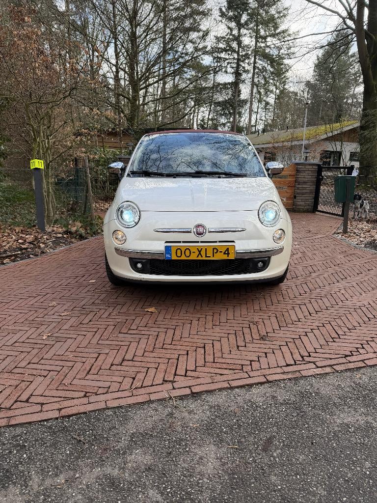 Fiat 500c 0.9 Lounge C 2012 Wit, Euro 5, 31 €/maand, Cabriolet, Wit