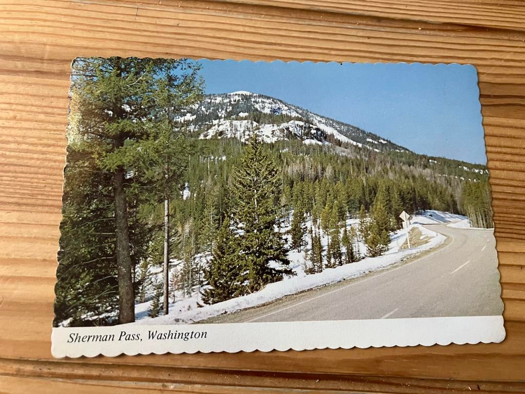 Ansichtkaart Amerika, washington, sherman pass, Ophalen of Verzenden, Buiten Europa