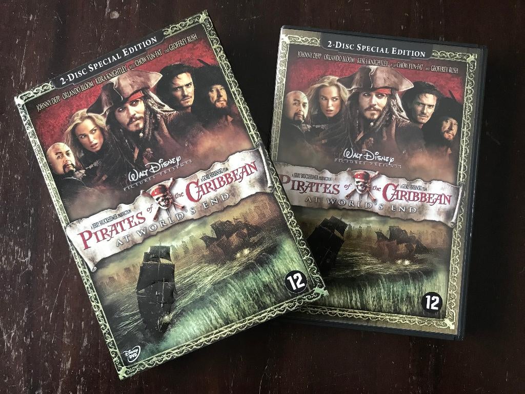 Pirates of the Caribbean At World's End ( 2 DVD Box ), Cd's en Dvd's, Vanaf 12 jaar, Ophalen of Verzenden, Zo goed als nieuw, Boxset