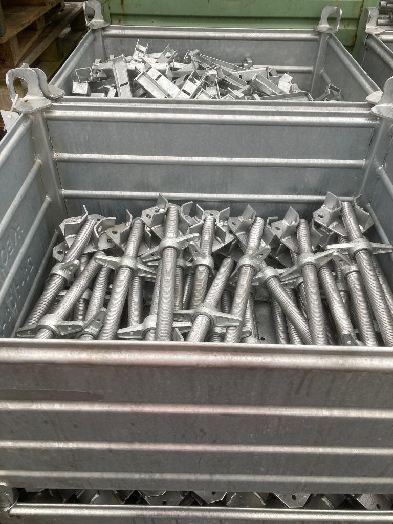 Stapelbak verzinkt 100 x 80, Ophalen, Nieuw, Overige typen, Minder dan 2 meter