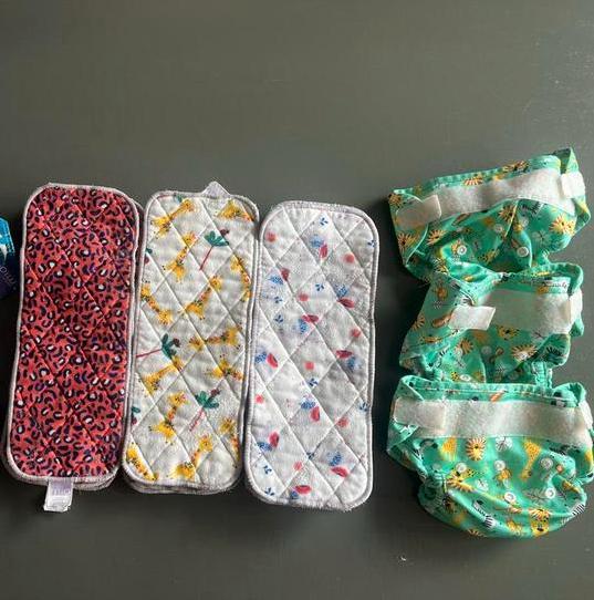 Wasbare luiers – set (Babylove & Bambino Mio), Ophalen of Verzenden, Gebruikt, Overige typen