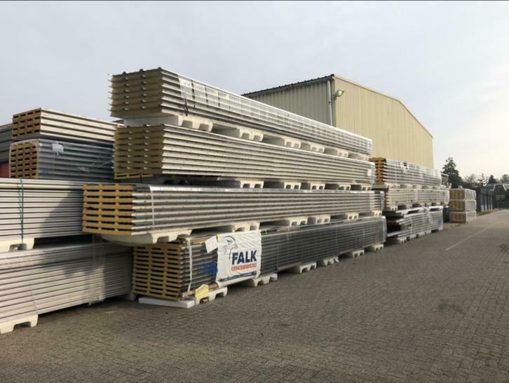 Sandwichpanelen damwand dakpanplaten dakplaten uit voorraad!, Doe-het-zelf en Verbouw, Ophalen, Zo goed als nieuw, Overige materialen