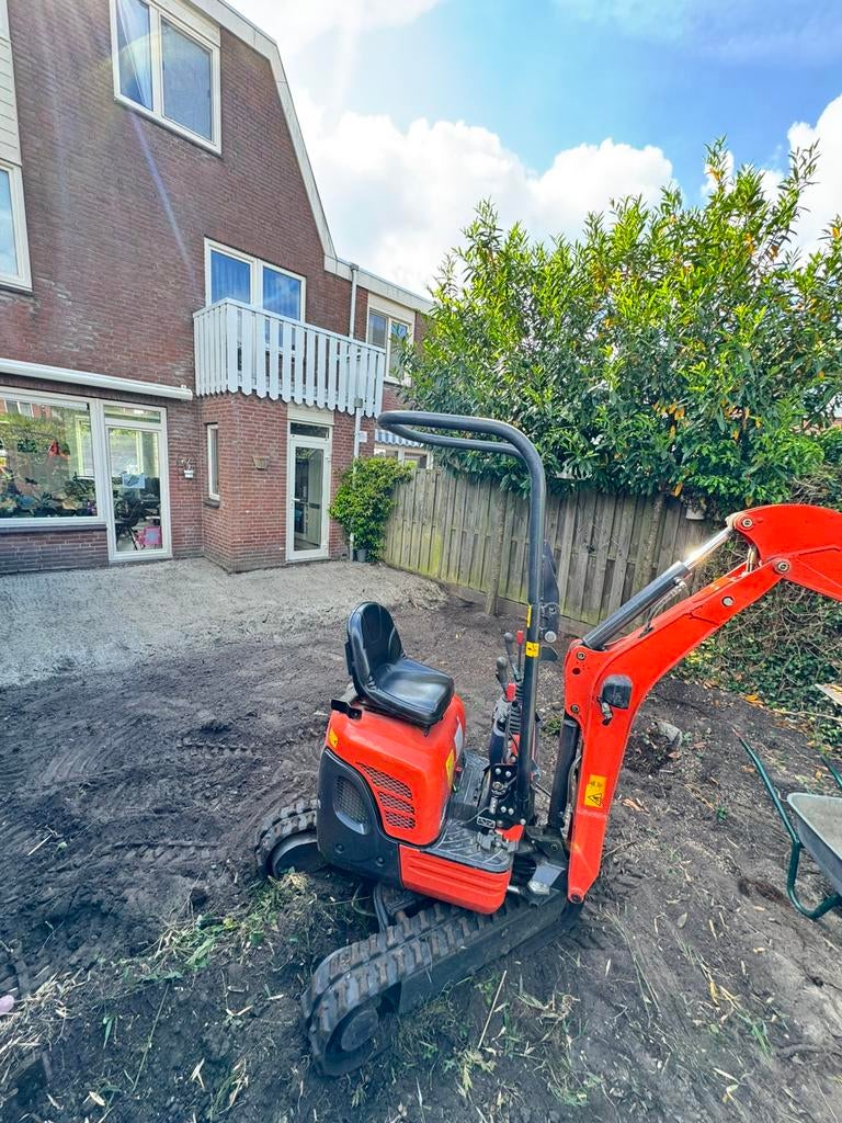 Te huur: Mini Graafmachine 1,1 ton, Diensten en Vakmensen, Tuinmannen en Stratenmakers