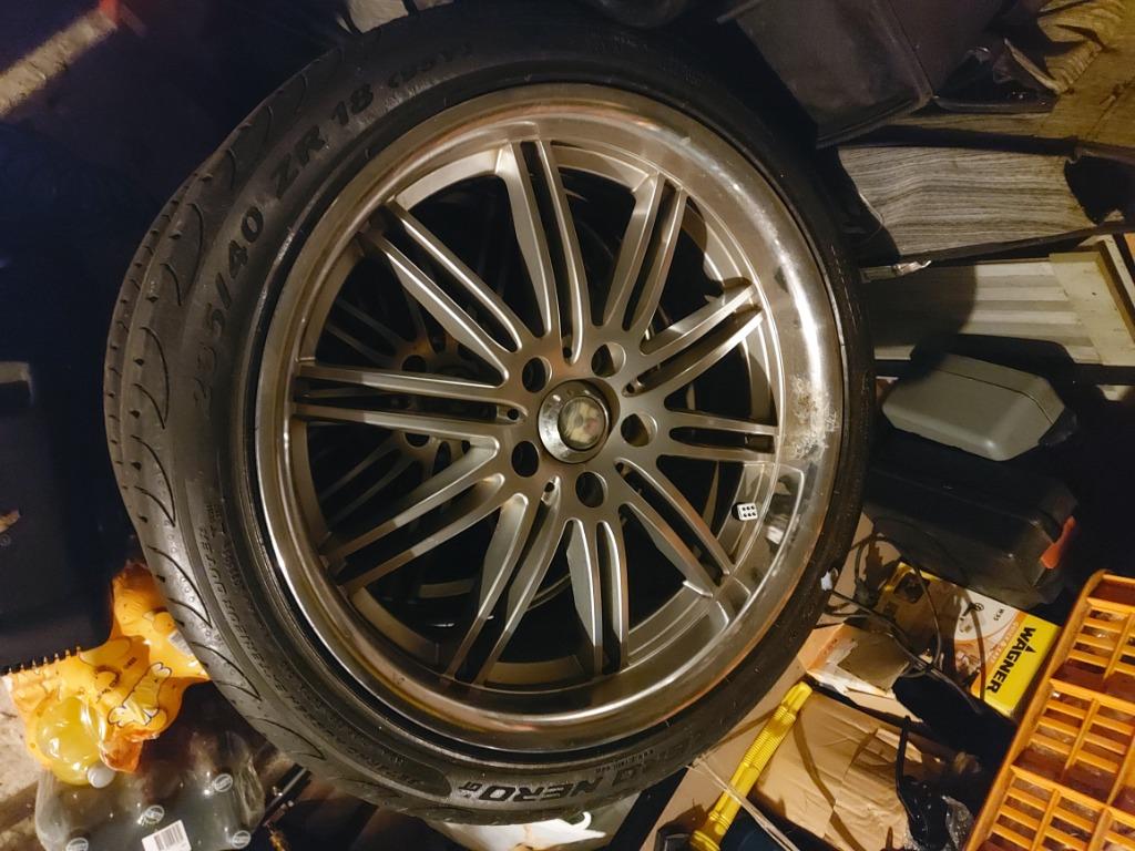 Velgen met goede banden te koop, Auto-onderdelen, Banden en Velgen, 18 inch, Gebruikt, Ophalen of Verzenden, 235 mm