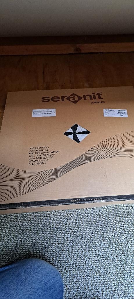 Tegel 1 stuk 60 bij 60 *NIEUW*, Ophalen, 60 cm of meer, Nieuw, Minder dan 5 m²