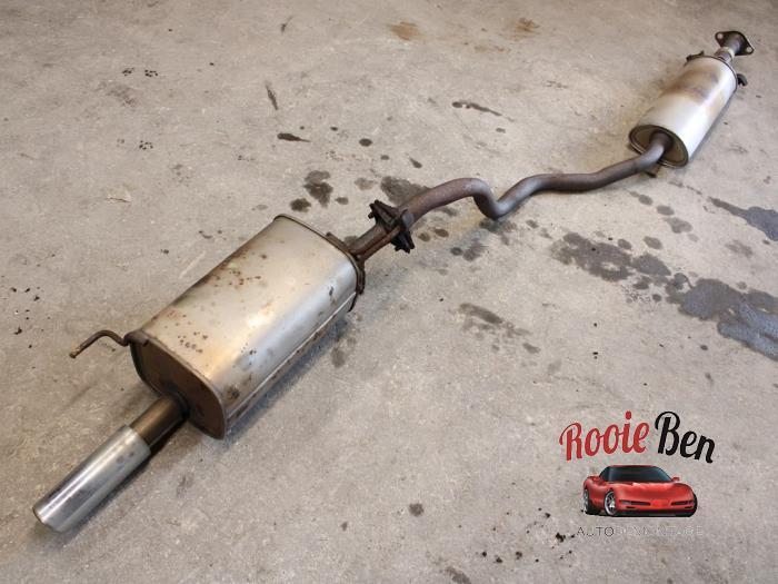 Uitlaat Midden + Einddemper van een Nissan Juke, Gebruikt, -, -, Ophalen of Verzenden