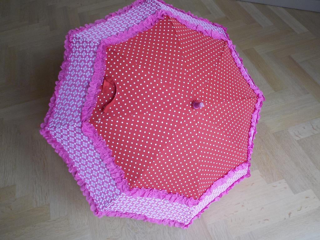 Zebra kinderparaplu meisje roze rood, Ophalen of Verzenden, Zo goed als nieuw, Roze