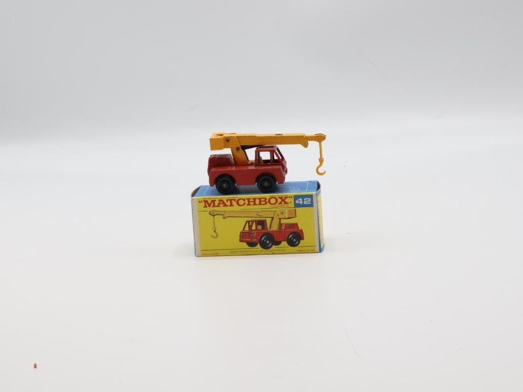 Vintage Matchbox | Nr 42 | Iron fairy crane | 1969, Gebruikt, Auto, ., Ophalen of Verzenden