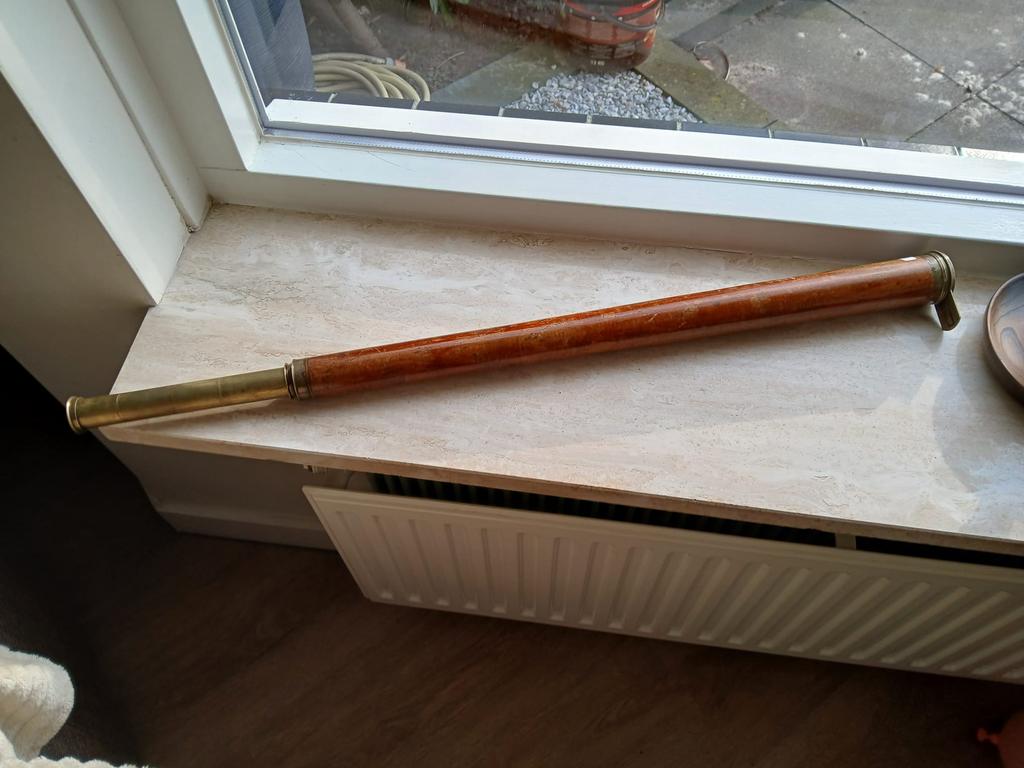 Antiek engelse telescoop scheepskijker, Antiek en Kunst, Ophalen of Verzenden