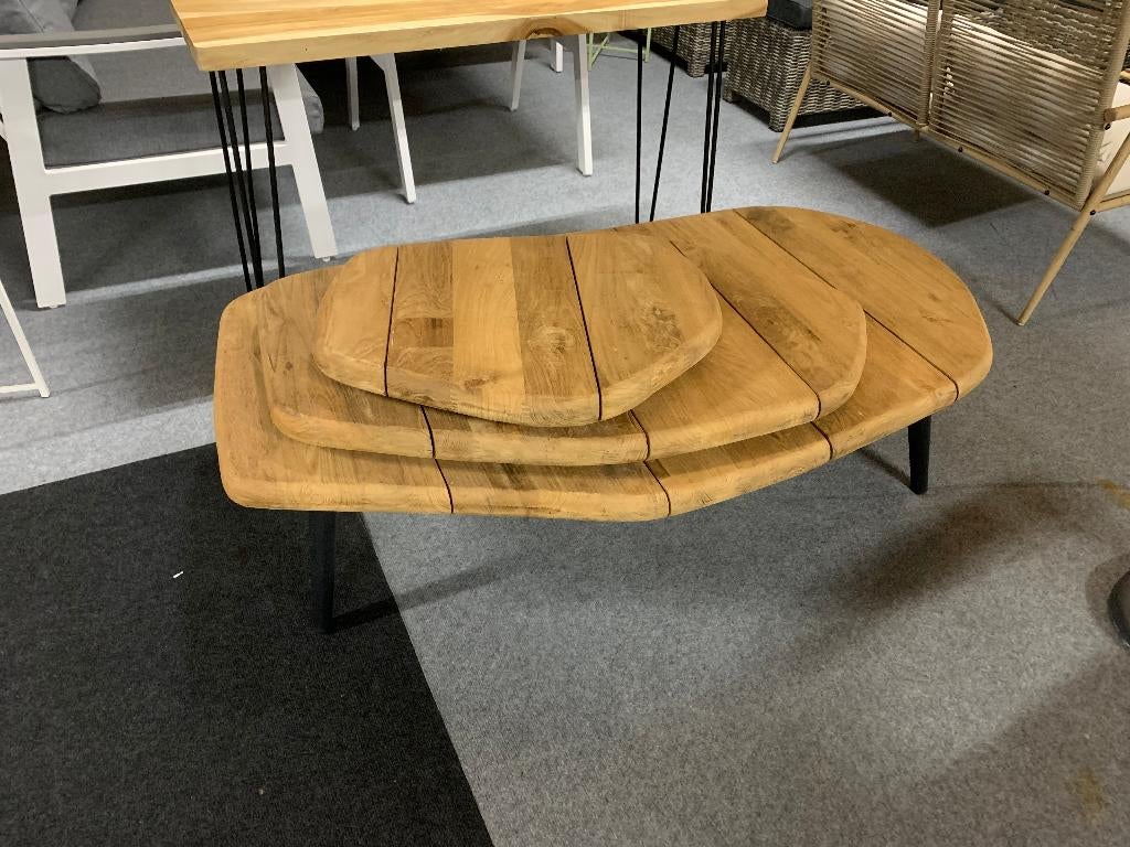 Teak tuin tafel, Ophalen, Nieuw, Rechthoekig, Teakhout