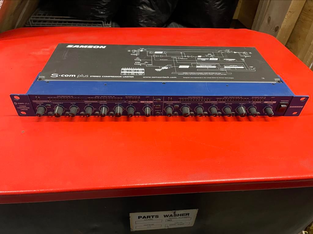 Samson S Com Plus Stereo.Compressor Norm€223,00 nu €100,00, Ophalen, Zo goed als nieuw, Audio