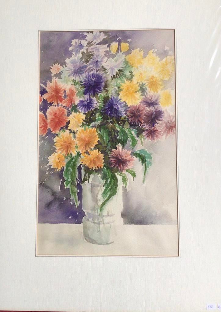 Aquarel van J.W.Verhoeven, Ophalen of Verzenden