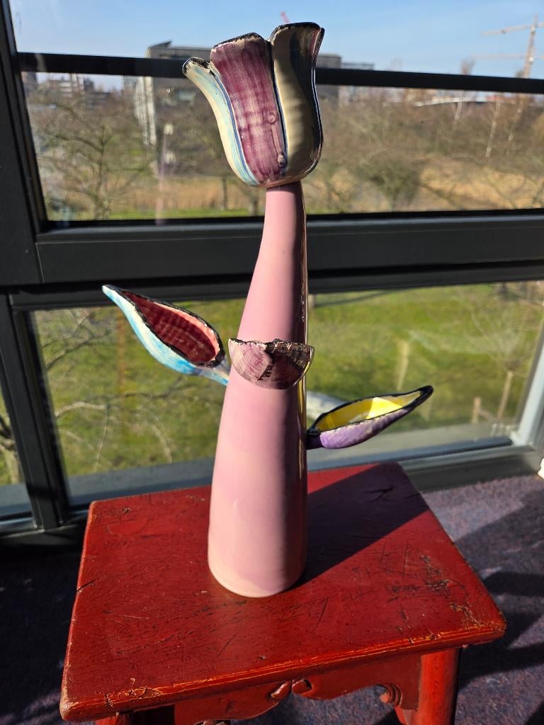 Tulp van keramiek, Antiek en Kunst, Ophalen