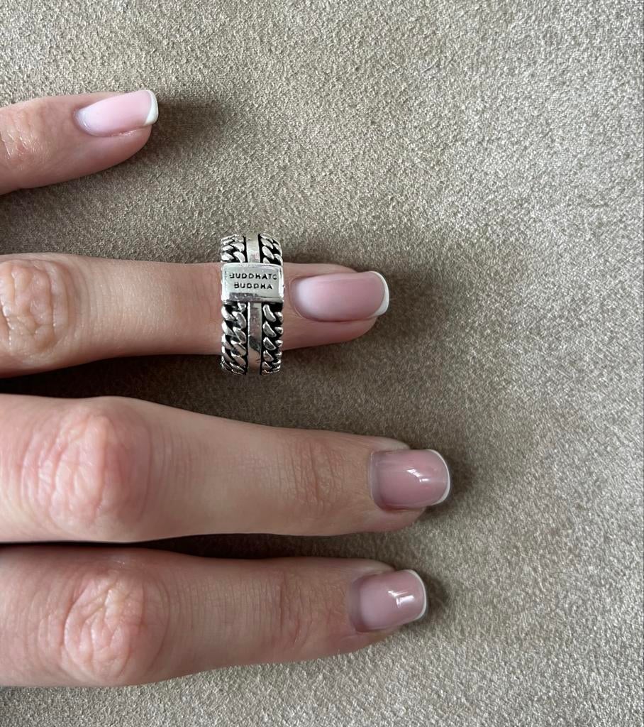 Buddha to Buddha Ring - Maat 16, Ophalen of Verzenden, Dame of Heer, Zilver, Kleiner dan 17