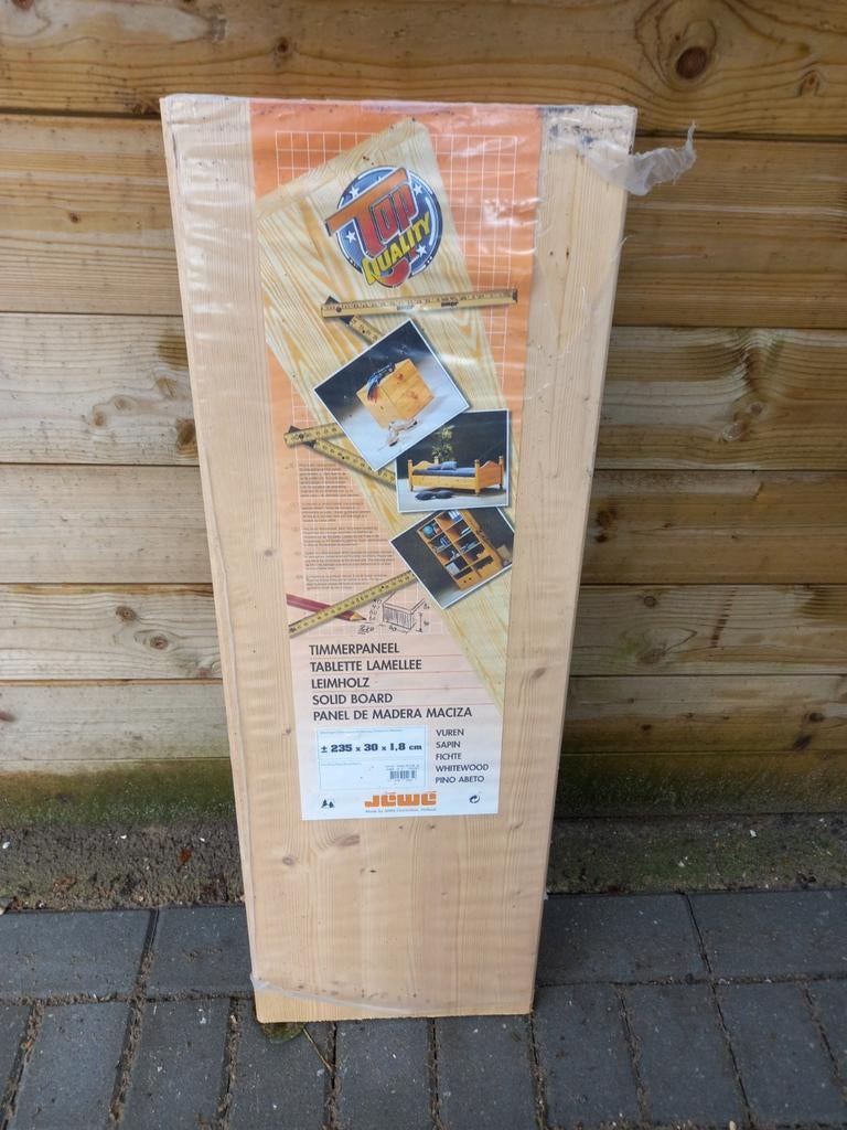 Vuren plank, Ophalen, Minder dan 25 mm, Nieuw, Plank