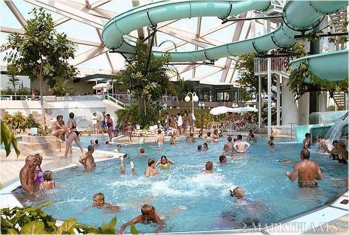 Bungalowpark met subtropisch zwembad, Vakantie, Vakantiehuizen | Nederland, Limburg, Recreatiepark, Wasmachine, In bos